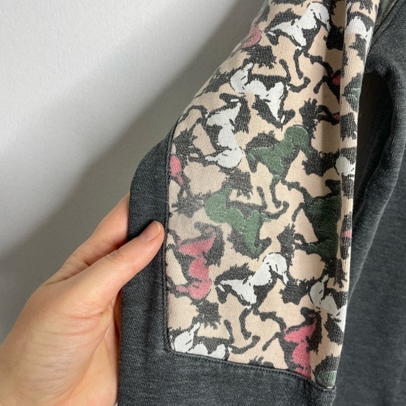 DESIRES graphic horse print sleeve sweatshirt - Picture 5 of 8